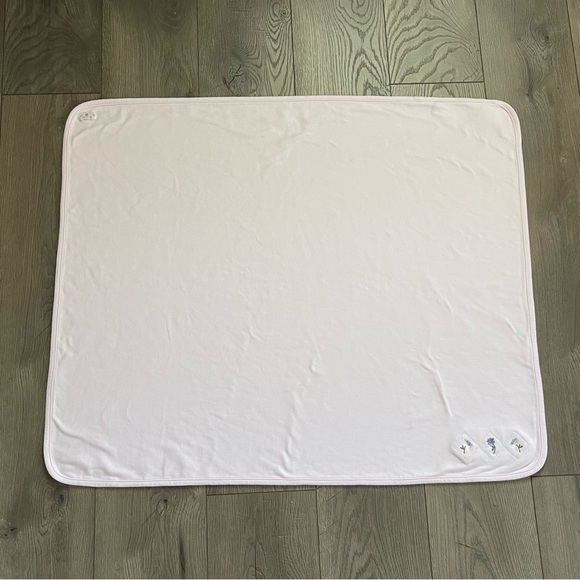 Vintage Gymboree 2001 Pretty in Pink Floral Baby Blanket - Picture 2 of 10